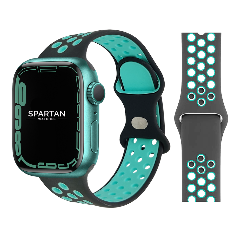 Apple Watch Sport Band Gray_Blue 