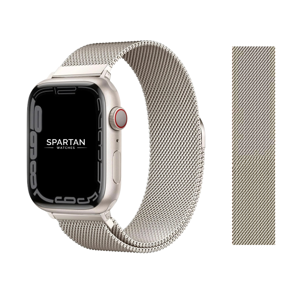 Milanese Loop Stainless Steel Band for Apple Watch - Starlight