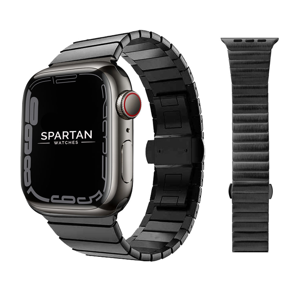 Steel Link Apple Watch Band Spartan Watches